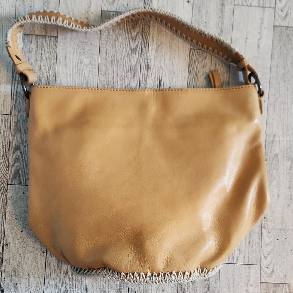 Tan Leather Shoulder Bag